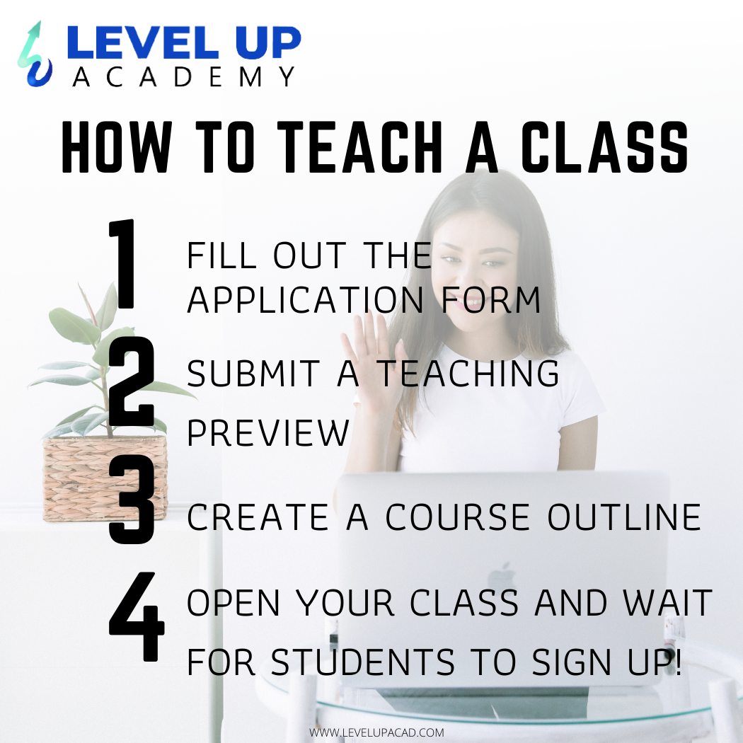Teach A Class with Level Up Academy
